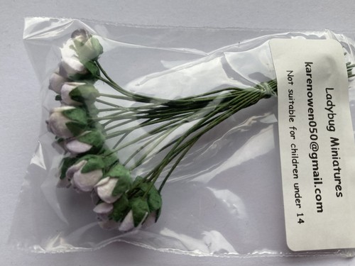 Mulberry paper rose buds - mulberry,