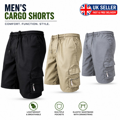 Mens cargo shorts - shorts, combat