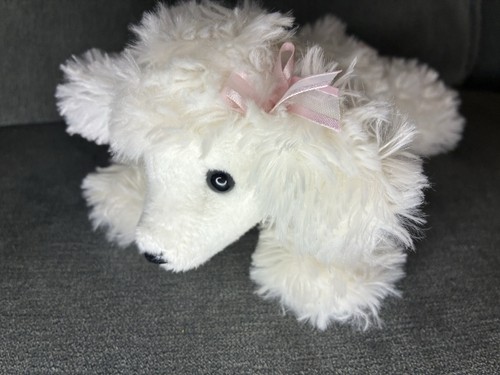 Aurora white poodle plush - aurora,