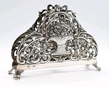 Antique Silver Letter Holder