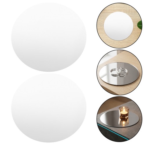 8pcs round mirror centerpieces - 8pcs,