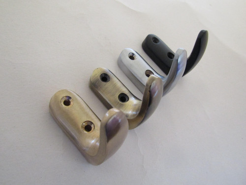 Heavy duty cloakroom coat hook