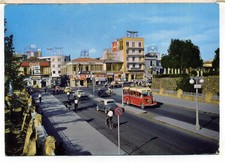 Cyprus postcard Nicosia Metaxsas Square Pu 1965 1960s street scene