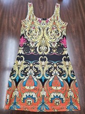 Womens Baroque Print Dress