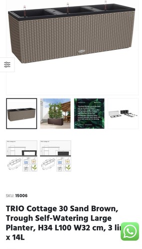 Trough large garden planter - trough,