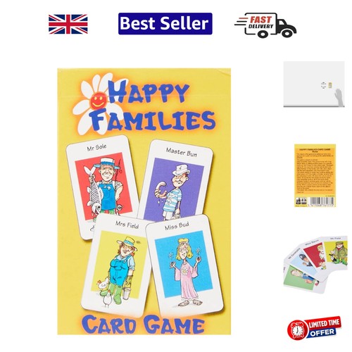 Engaging happy families card - happy,