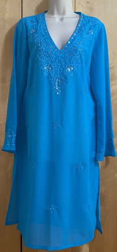 Turquoise blue kaftan - turquoise,