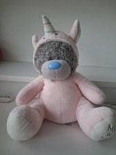 Me To You. Tatty Teddy Pink Unicorn Outfit. Approx 6". Used