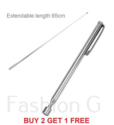 Telescopic magnetic pick - pick, up