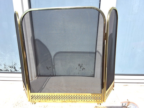 Vintage folding panel - vintage, gold