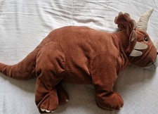 Ikea  Jattelik Dinosaur Triceratops Large Soft Toy Plush Brown Teddy No label