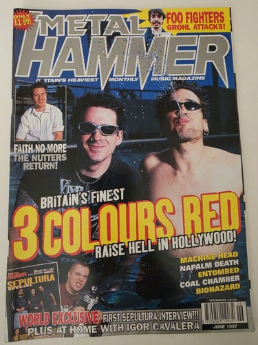Metal hammer magazine june - metal,