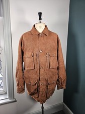 Vintage TIMBERLAND Lambskin Leather Jacket Men's 2XL/3XL Tan Brown Chore Coat