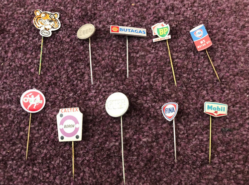 Oil fuel badges pins - pins, 10