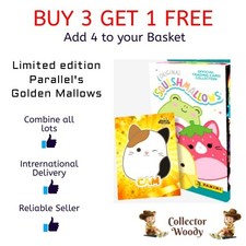 Squishmallows 2025 Trading Cards PANINI - Golden, Parallel, Limited Edition