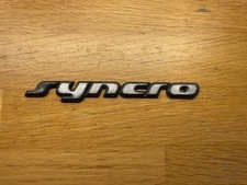 Genuine syncro badge emblem