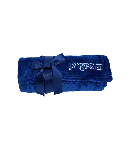 Blue plush blanket from