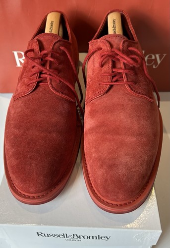Russell bromley red - red, suede