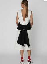 Anthropologie x Stella Nova Heart Printed Bow Top M UK 10 NEW