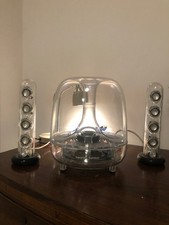 Harman Kardon SoundSticks II Speaker System – Subwoofer + Satellites - very good