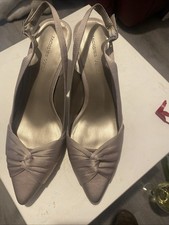 jacques vert Sling back Wedding Shoes Mid Brown Size 7