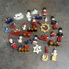 30 x Vintage Small Christmas Tree Decorations