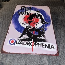 The WHO 30cm x 20cm metal sign