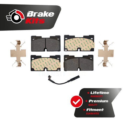 Front semi metallic brake pads - semi-metallic,