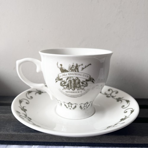 Hendricks gin cup and - cup, saucer