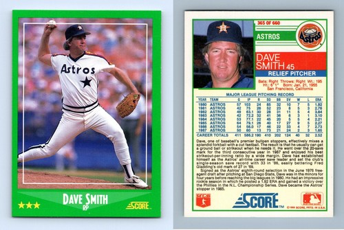 Dave smith astros - -, #365