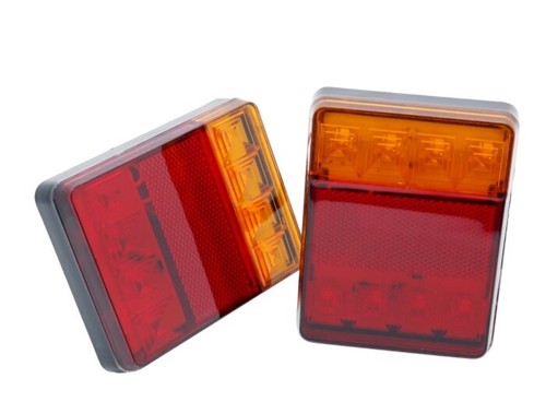 Set rear tail led - tail, light