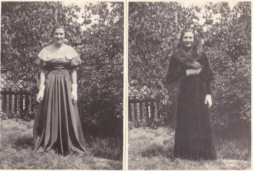 Two vintage photographs pretty - vintage,