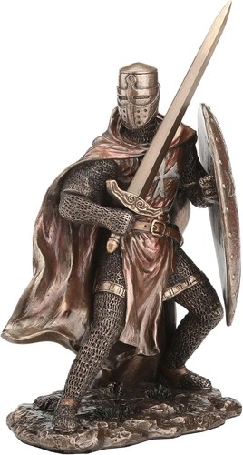 Knights templar wielding sword - wielding,