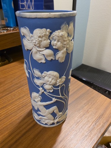 Vintage blue jasperware - vintage,