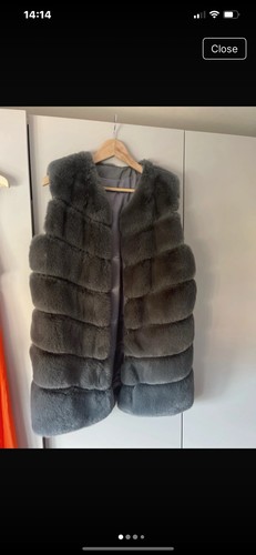Women faux fur gilet - gilet, one
