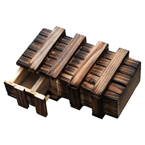 Magic wooden puzzle box - box, with