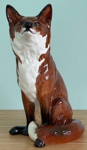 Large beswick fireside fox - beswick,