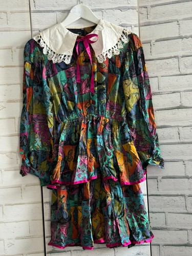 Vintage dress multicoloured - vintage,