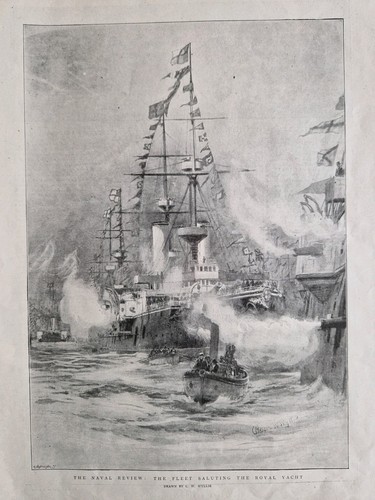 Antique naval review spithead - review,