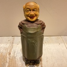 Antique treen monk liqueur - treen,