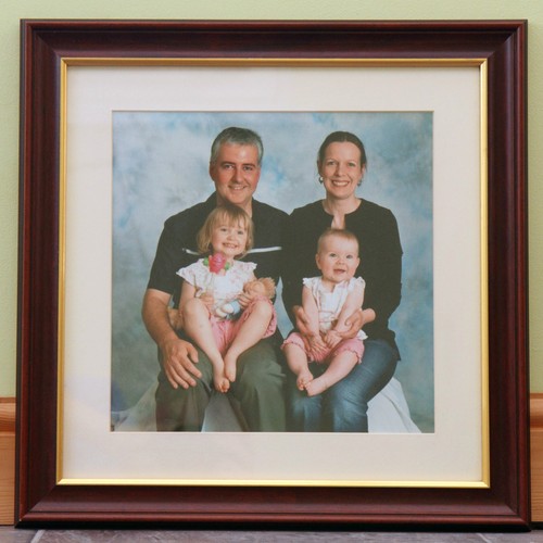 12x12 mahogany finish - 12x12",