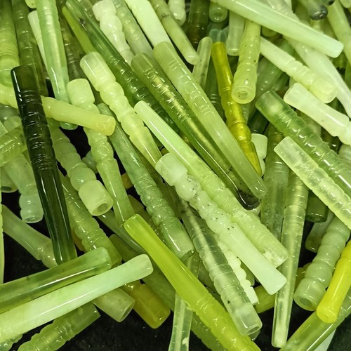 Natural jade bamboo smoking - jade,