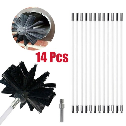 Flexible chimney sweep kit - chimney,