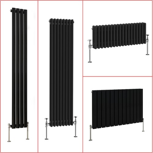 Black horizontal vertical flat - black,
