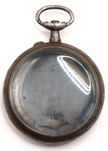 Antique gunmetal 51mm pocket - antique,
