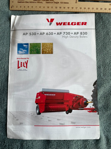 Welger ap530 ap630 - ap530, ap730