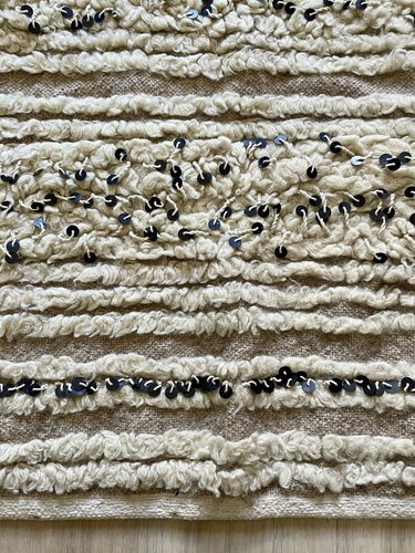 Moroccan wool throw boho - throw,