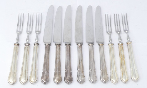 Dessert cutlery silver - dessert,
