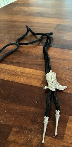 Western bolo tie - with, cowboy
