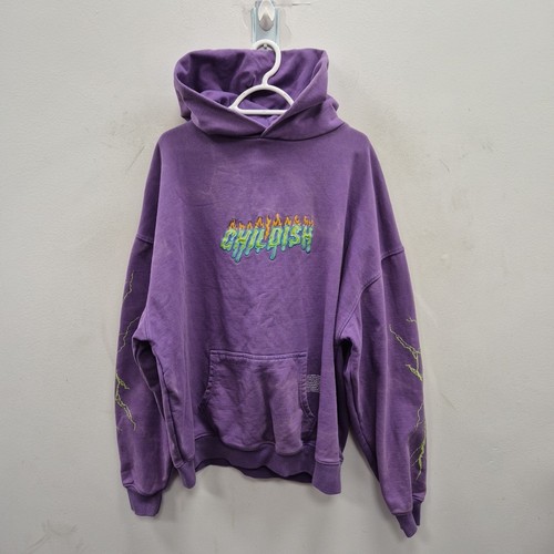 Childish hoodie purple green - childish,